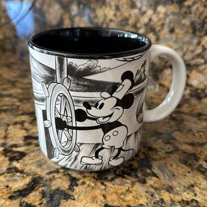 Disney Black and White Mickey Mouse coffee mug